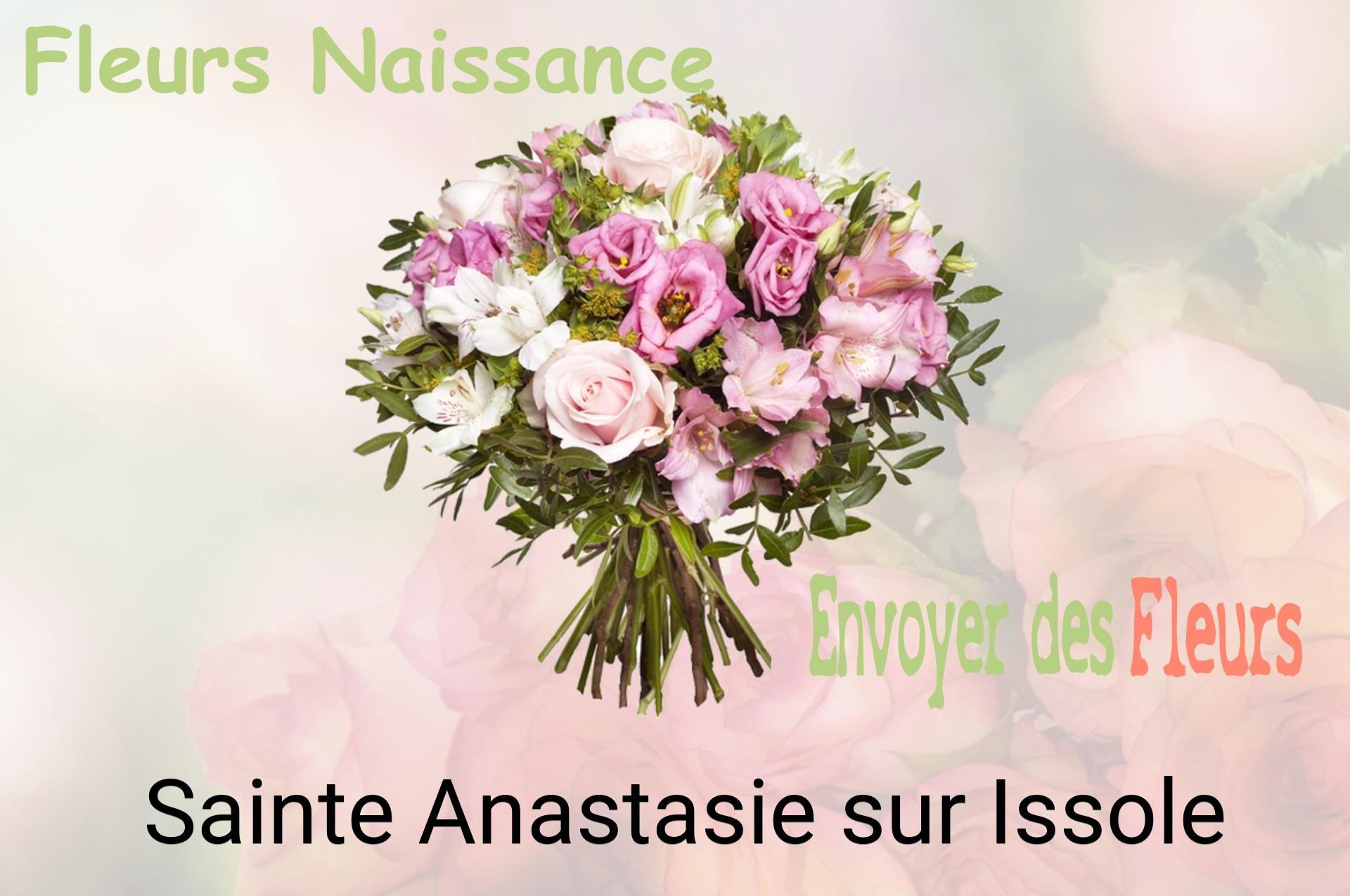 Bouquet de fleurs de naissance livré à Sainte-Anastasie-sur-Issole